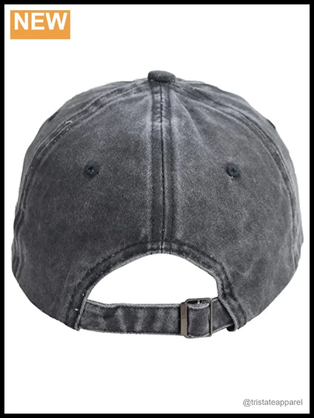 Washed Cotton Adjustable Embroidered Baseball Cap Sun Hat Beach